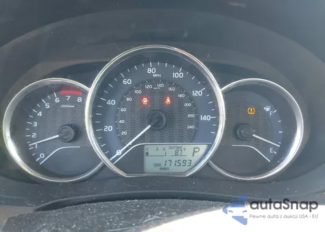 2016 Toyota Corolla Le z USA, uszkodzony, nr VIN 2T1BURHE2GC711359